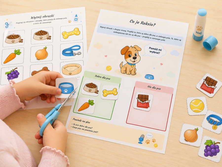 Co je Reksio? Dopasowywanie obrazków