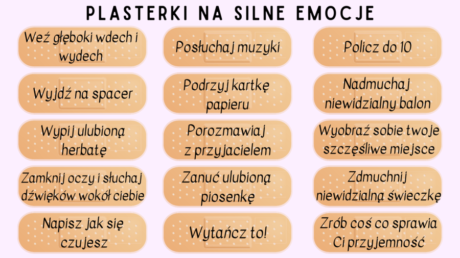 JAK RADZIĆ SOBIE Z SILNYMI EMOCJAMI - prezentacja na godzinę wychowawczą