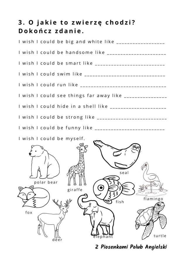 Nauka kolorów, zwierząt i konstrukcji I wish I could - The Mixed-Up Chameleon | Eric Carle