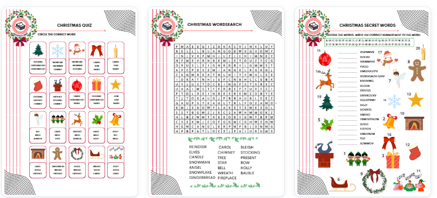 Christmas Booklet - materiał świąteczny dla klas 4-6