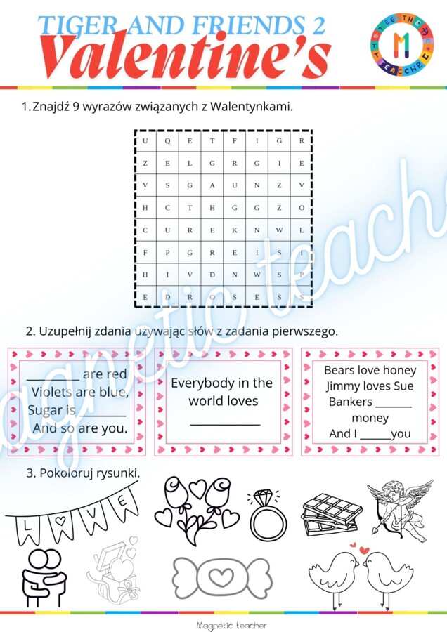 Valentine's Tiger and friends 2