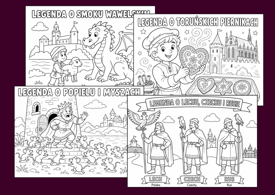 📘 LEGENDY MIESIĄCA - podróże z opowieścią przez cały rok – kompletna innowacja pedagogiczna dla klas 4-6