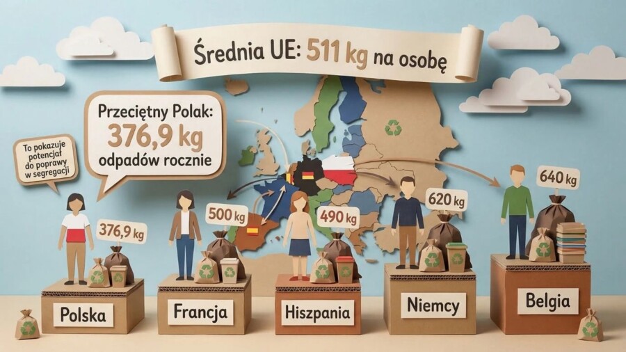 Recykling – segregacja odpadów i drugie życie śmieci (gazetka szkolna / prezentacja)