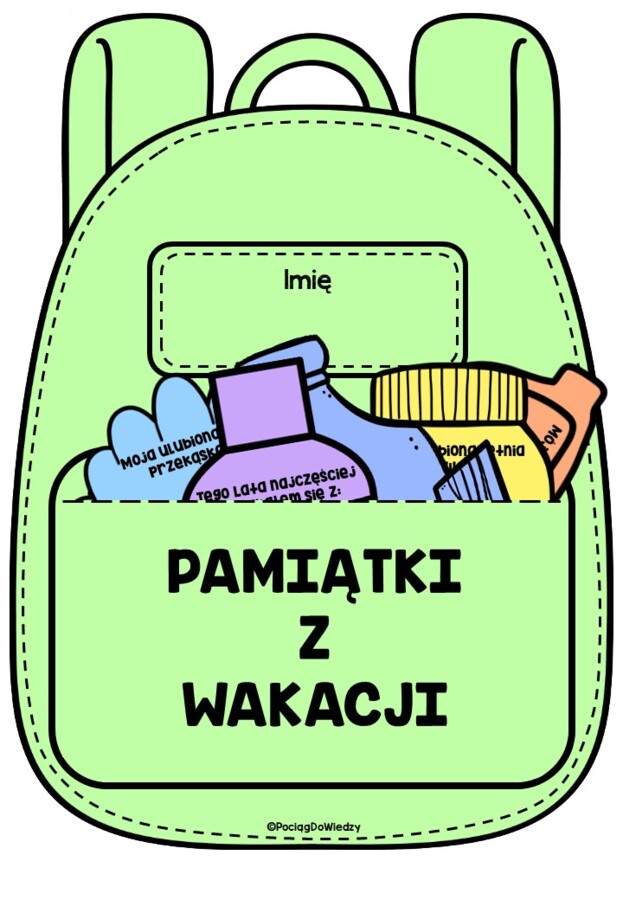 1 Dzień Szkoły - Pamiątki z wakacji