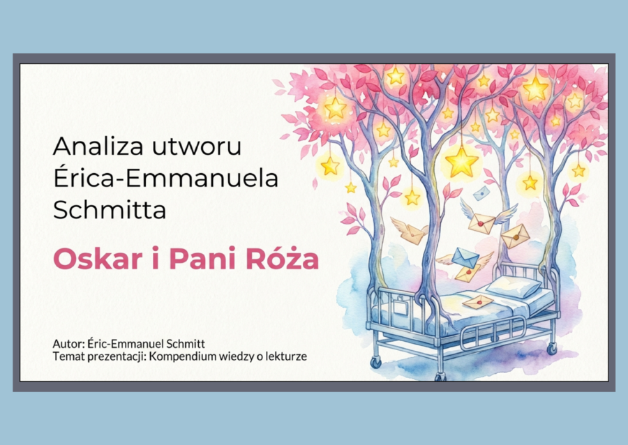 💛"OSKAR I PANI RÓŻA" - prezentacja multimedialna (16 slajdów)