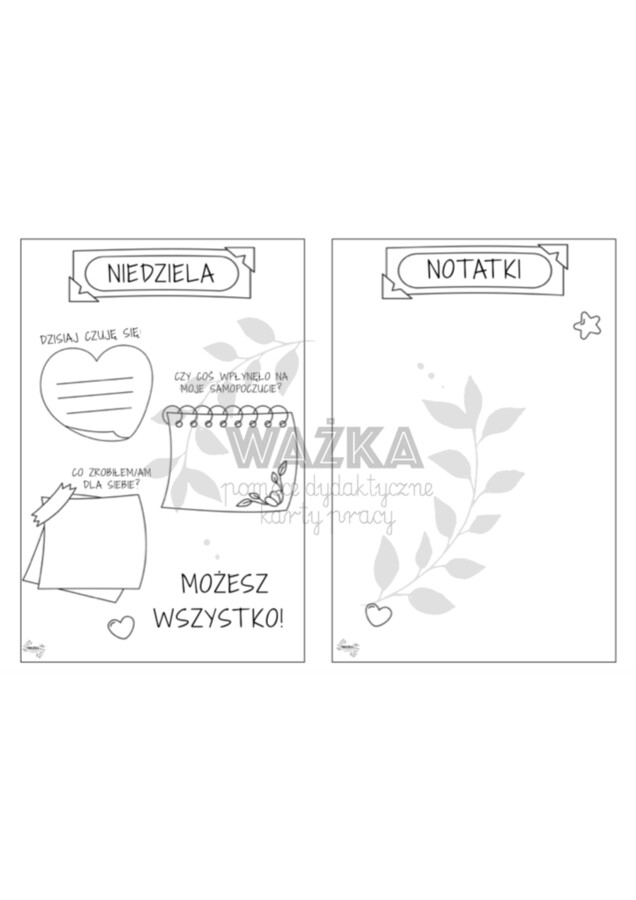 Kalendarz samopoczucia