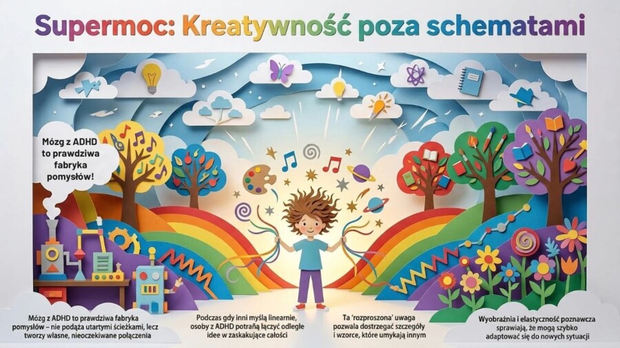 ADHD (gazetka szkolna / prezentacja)