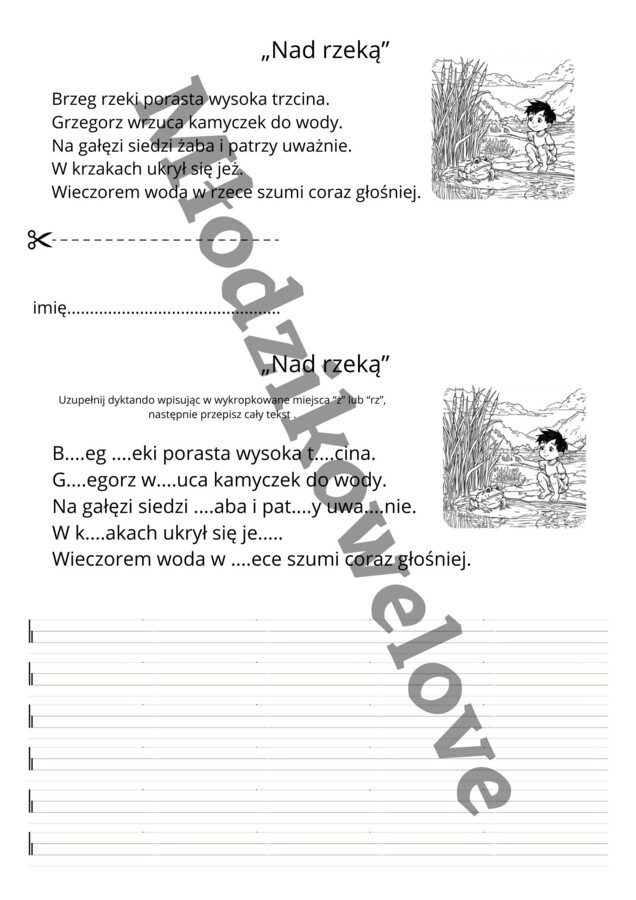 Krótkie dyktanda na szybkie powtórki