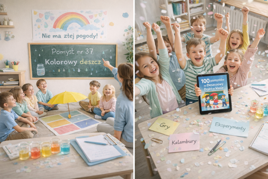 Ebook "100 pomysłów na deszczowy dzień w klasie"