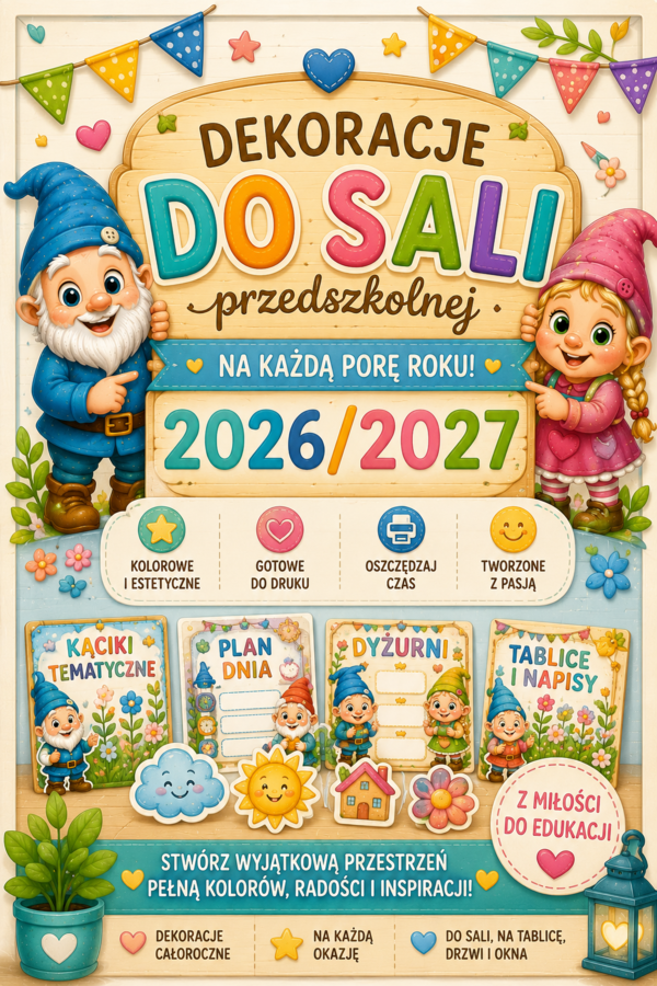 DEKORACJE. ROK SZKOLNY 2026/2027