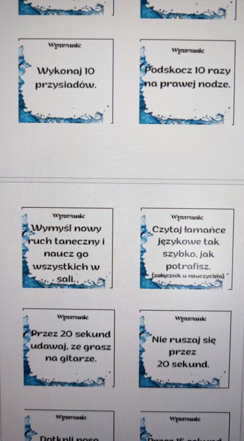 Pytania i wyzwania- godzina wychowawcza