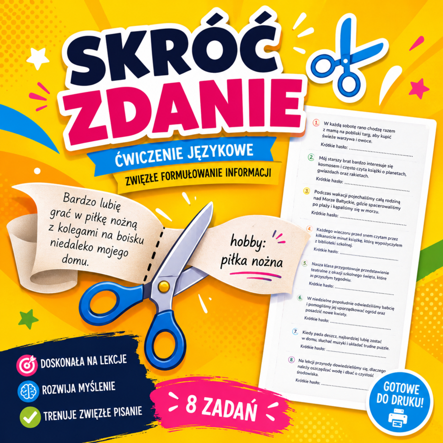 Skróć zdanie