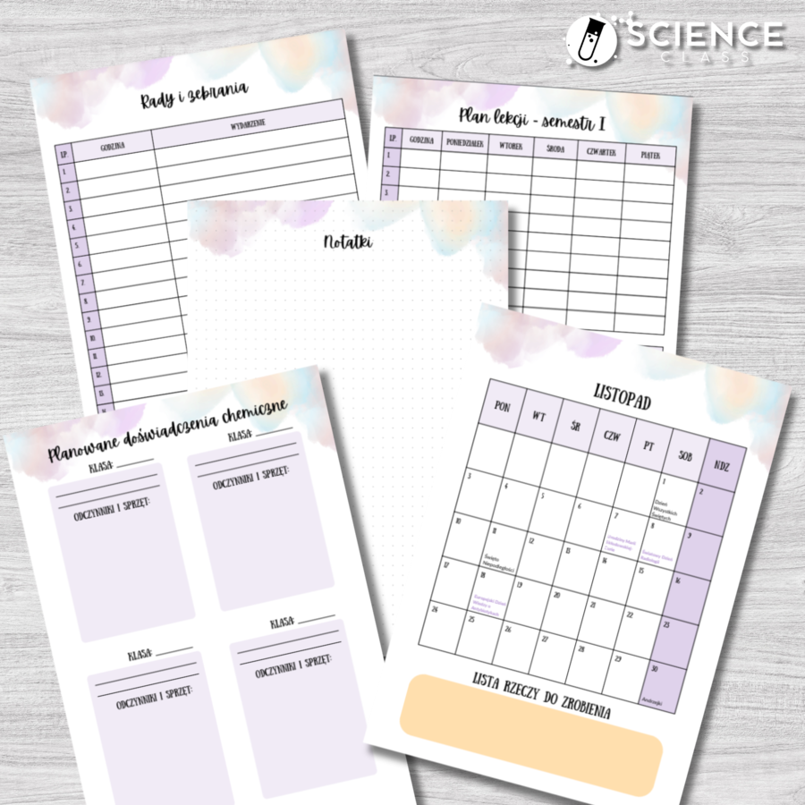 Planer Nauczyciela Chemii 2025/2026