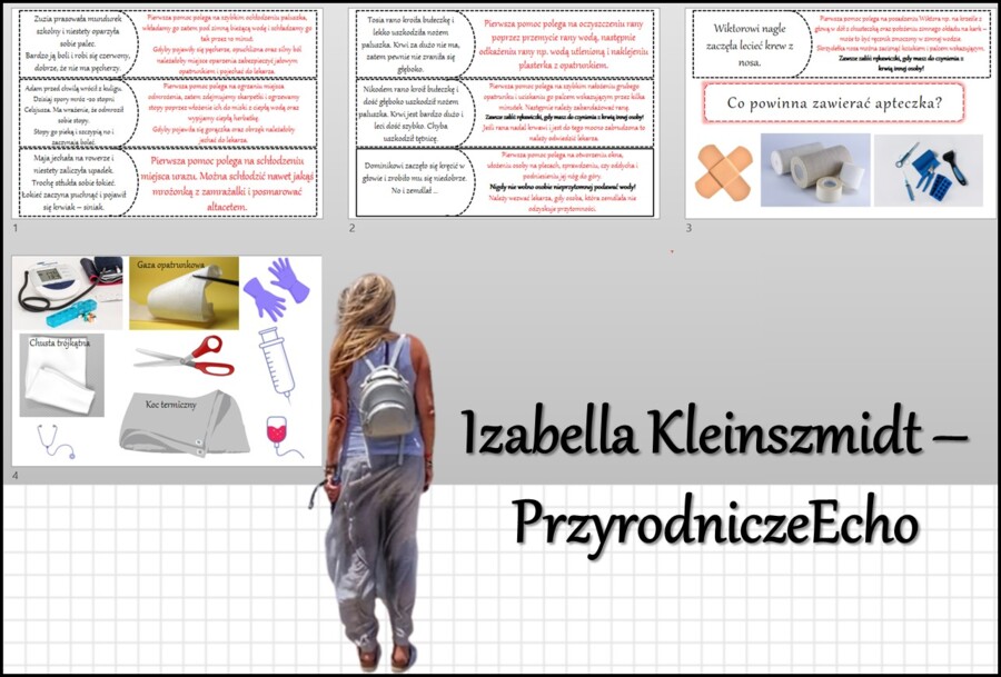 Materiał do zalaminowania/praca w grupach/stacje zadaniowe/układanka/puzzle "Jak udzielić pierwszej pomocy?", „Jak postępować w niebezpiecznych sytuacjach?” w pdf. Przyroda, dział „Odkrywamy tajemnice zdrowia”.