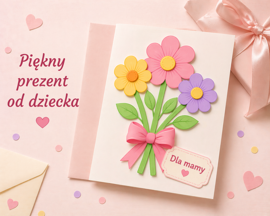 Bukiet dla mamy – praca plastyczno-techniczna