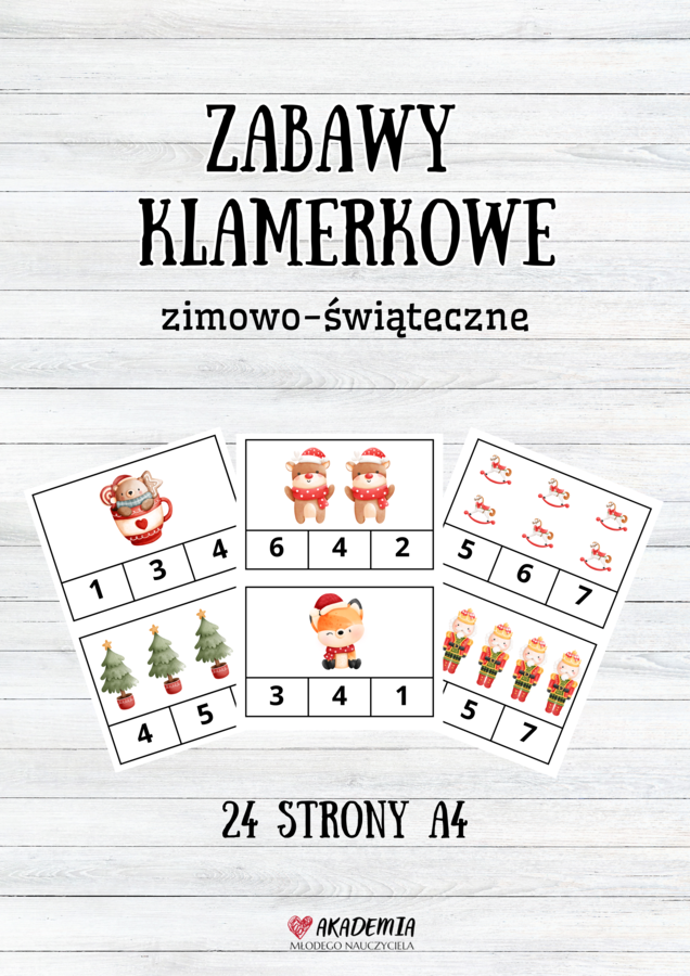 ZIMOWE ZABAWY KLAMERKOWE