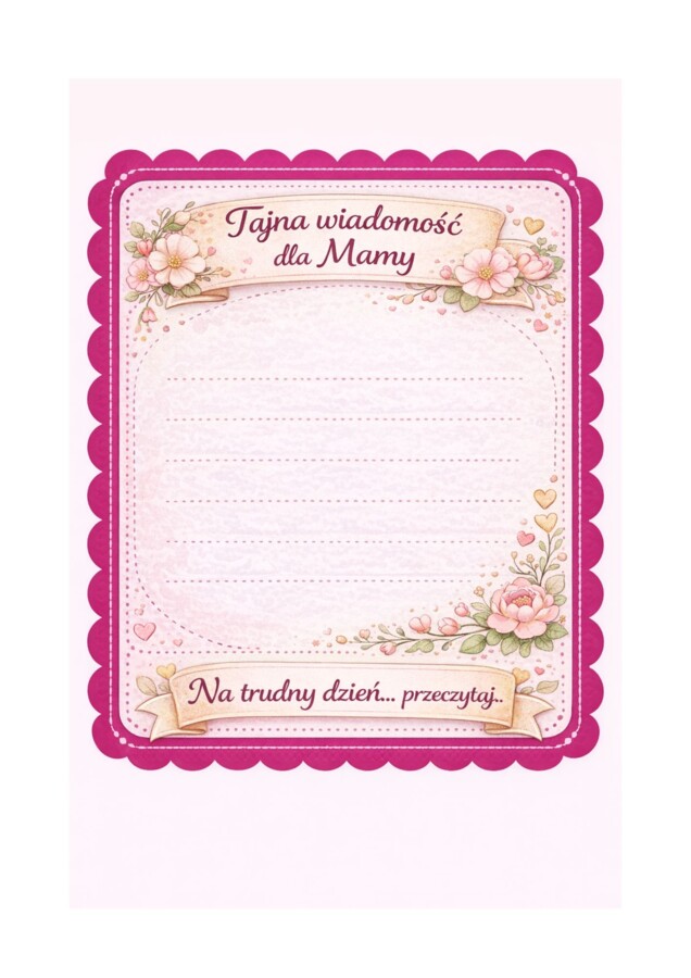 Scenariusz lekcji - Dzień Mamy - Słoik pełen miłości