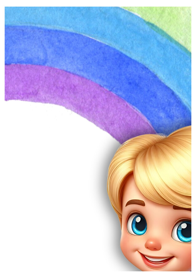 WITAJ W PRZEDSZKOLU - gazetka z tęczą format XXXL - 16 części