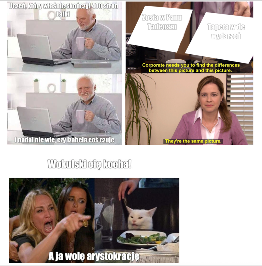 Mem literacki - scenariusz ćwiczenia + przykłady