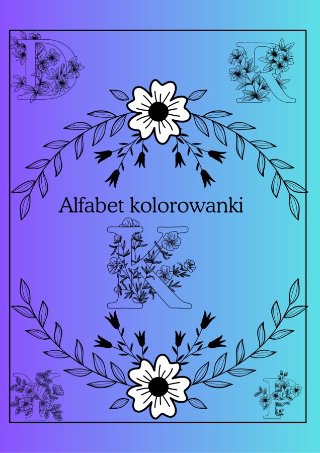 Alfabet kolorowanka