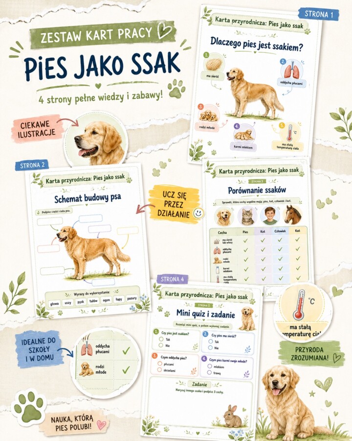 Pies jako ssak