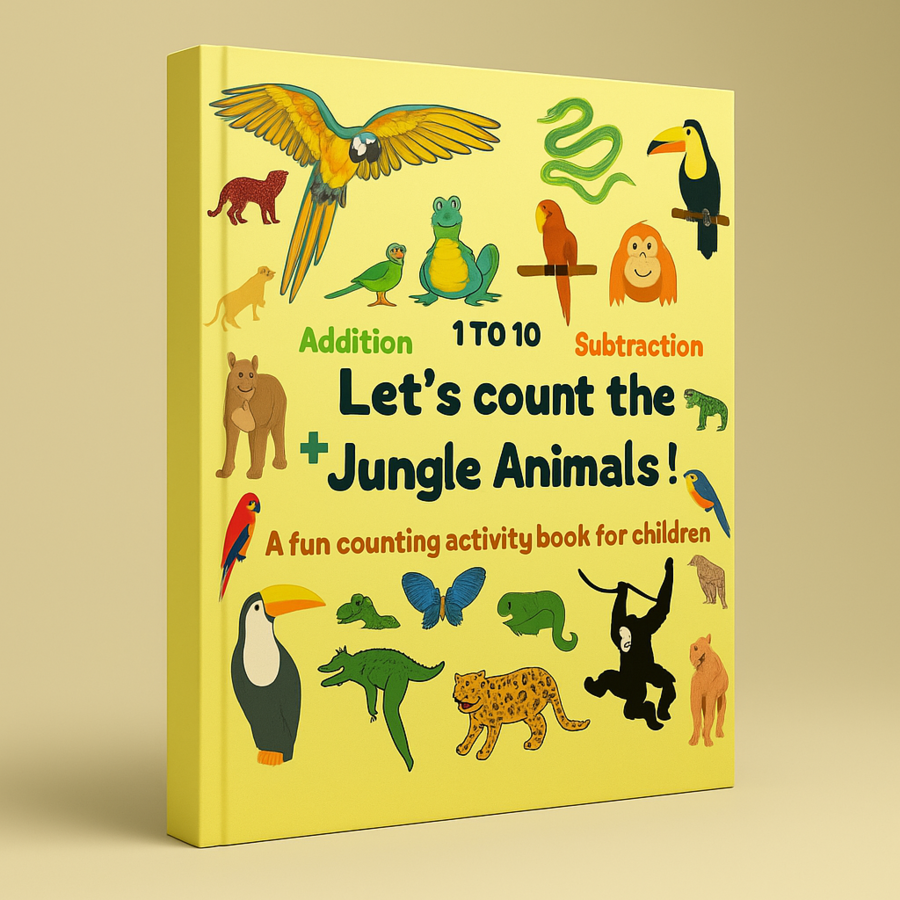Fun counting book - Numbers 1-10 -> Wesoła książeczka do liczenia – liczby 1–10
