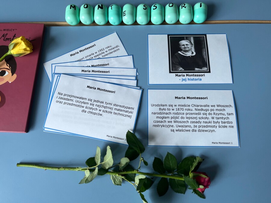 Maria Montessori - biografia - karty Montessori