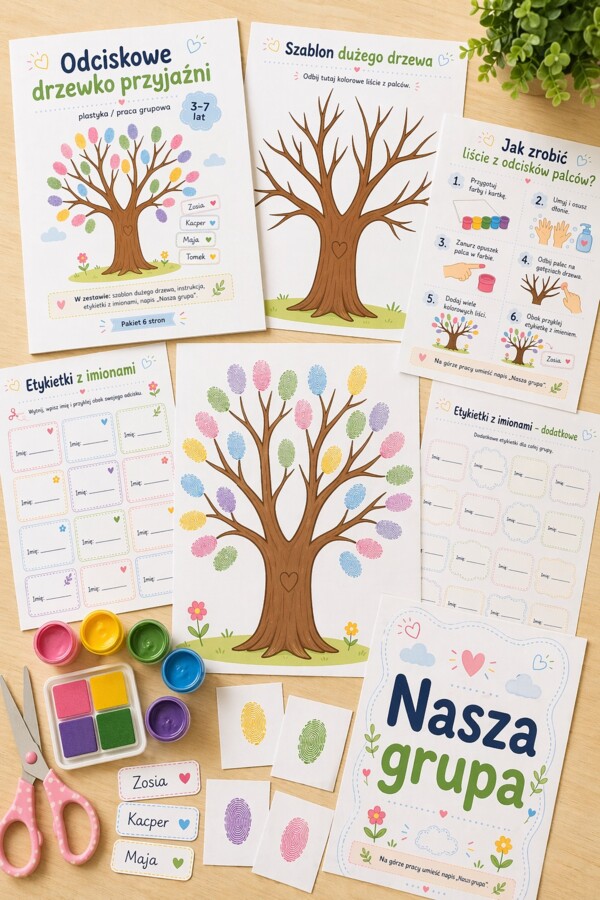 Odciskowe drzewko przyjaźni