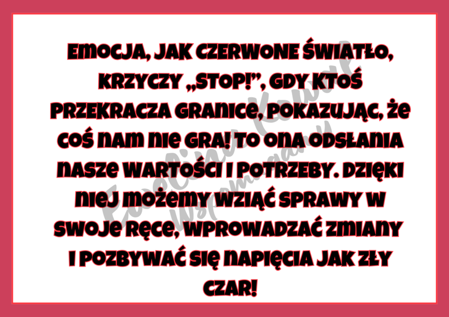 Emocje wokół nas - gazetka tematyczna