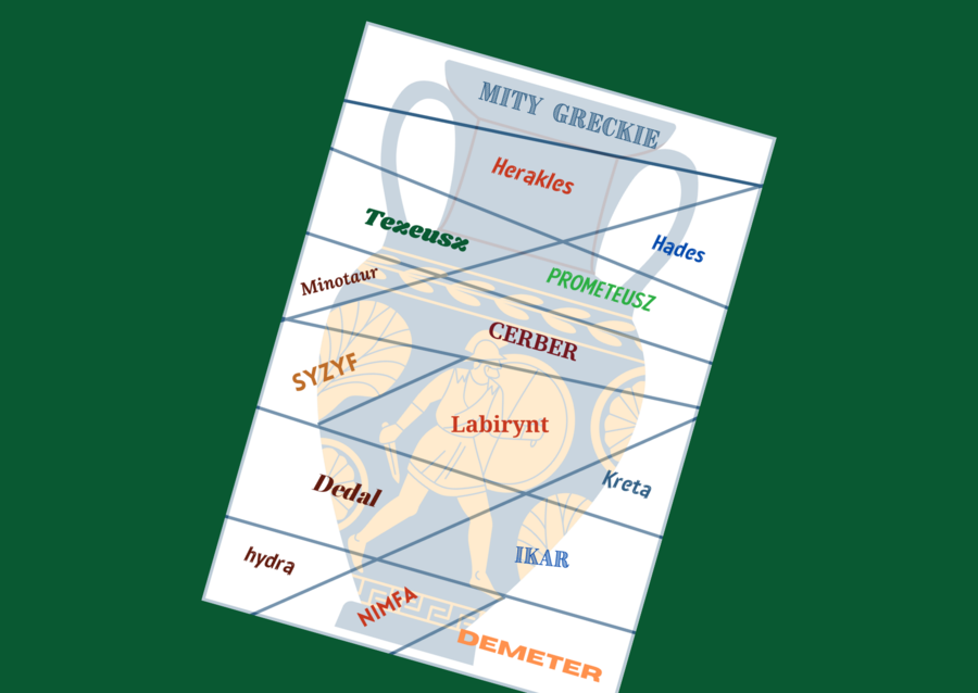 MITY GRECKIE - mitologia - puzzle