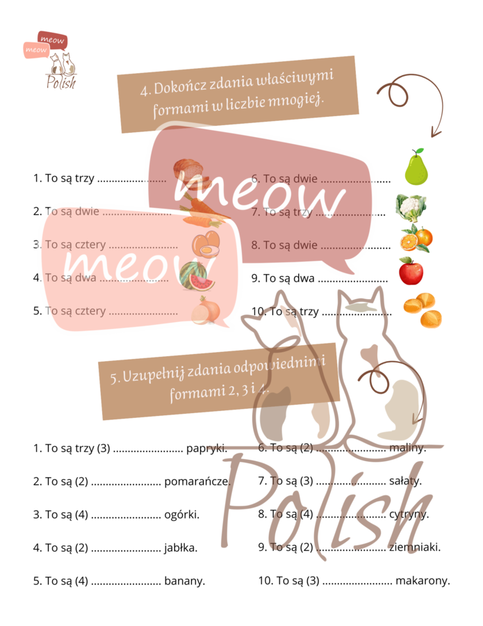 Powtórka z jedzenia - JPJO A0-A1