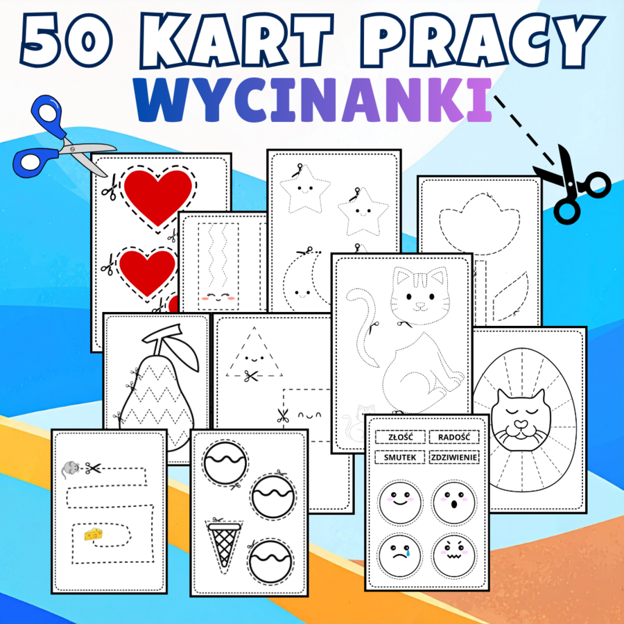 50 KART PRACY - WYCINANKI