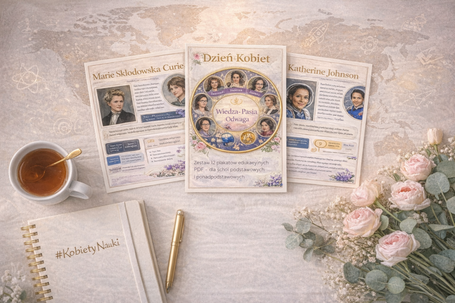 Dzień Kobiet – plakaty inspirujące kobiety nauki