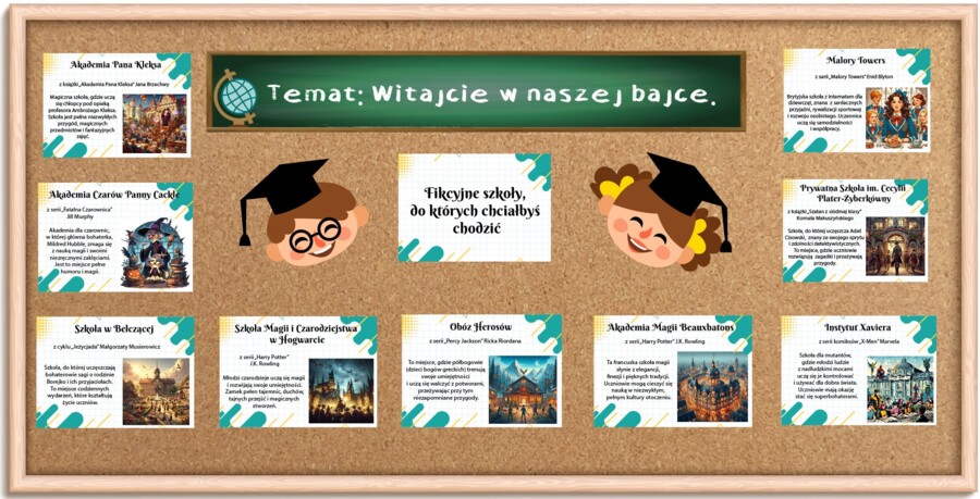 Gazetka Fikcyjne Szkoły - Dzień Nauczyciela