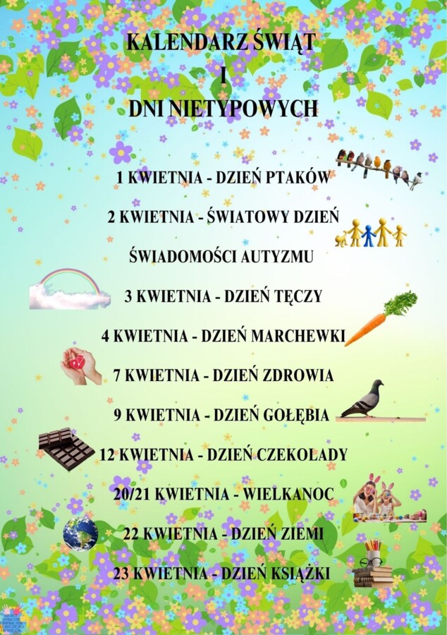 PAKIET MATERIAŁÓW NA MARZEC WEDŁUG KALENDARZA ŚWIĄT I DNI NIETYPOWYCH