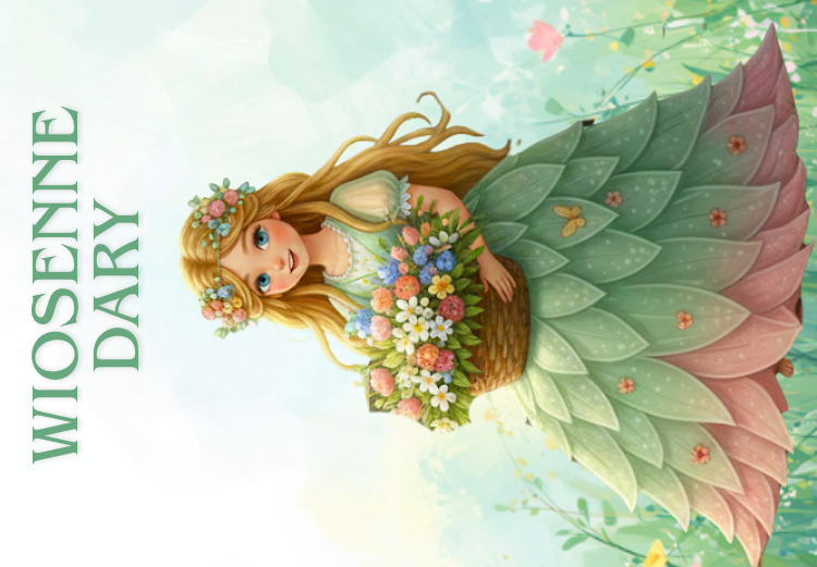 Ekspresowa Gazetka WIosenne Dary| Zawiera plakat XXL 4 x A4|  Edukacyjna i kolorowa dekoracja klasy, korytarza  lub biblioteki