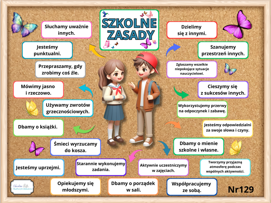 SZKOLNE ZASADY / KLASOWE ZASADY - gazetka