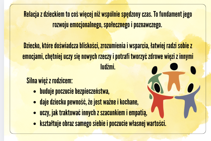 Tydzień budowania relacji - przedszkole, relacje