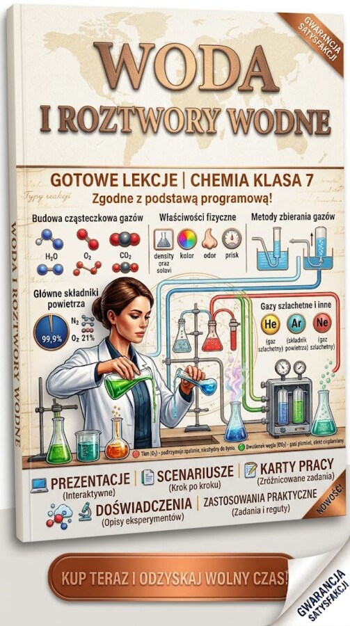Gotowe lekcje z działu "Woda i roztwory wodne"