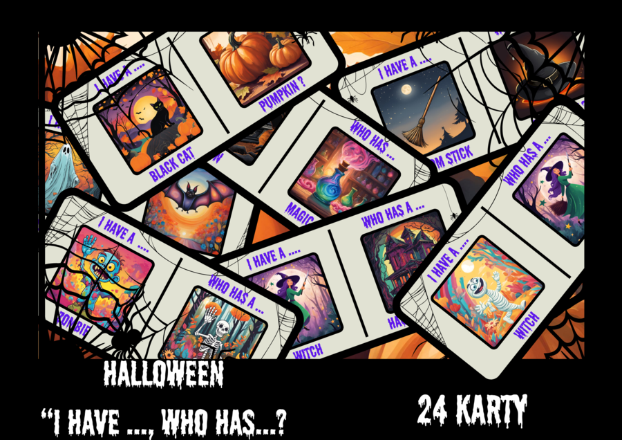 "I have ..., who has...?" Gra na Halloween Język angielski