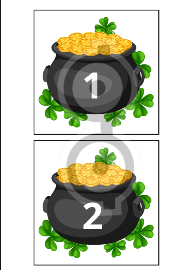 Saint Patricks Day - pots of gold