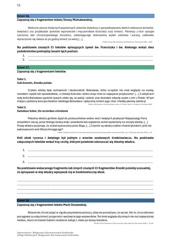 Zadania do matury pisemnej