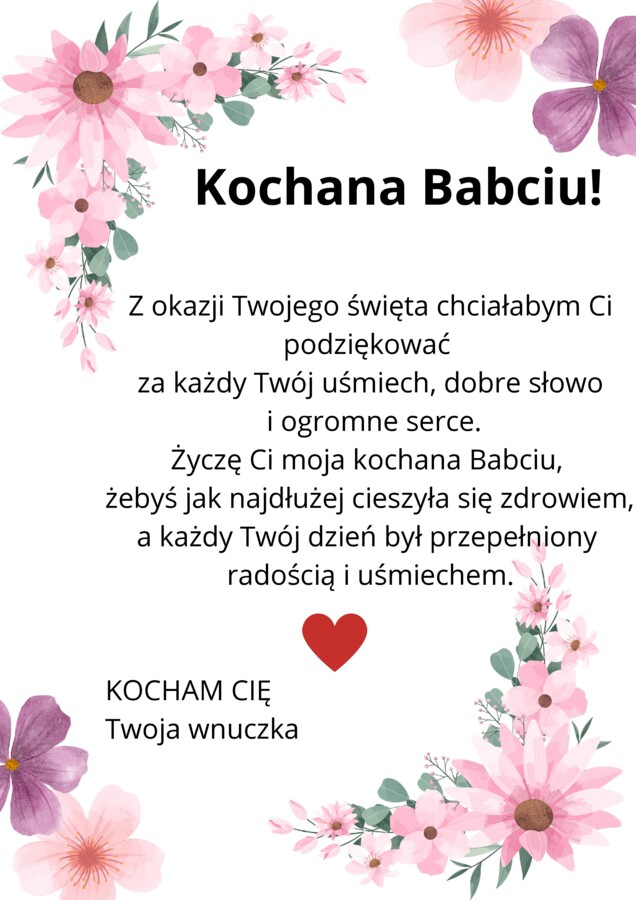 Dzień Babci i Dziadka