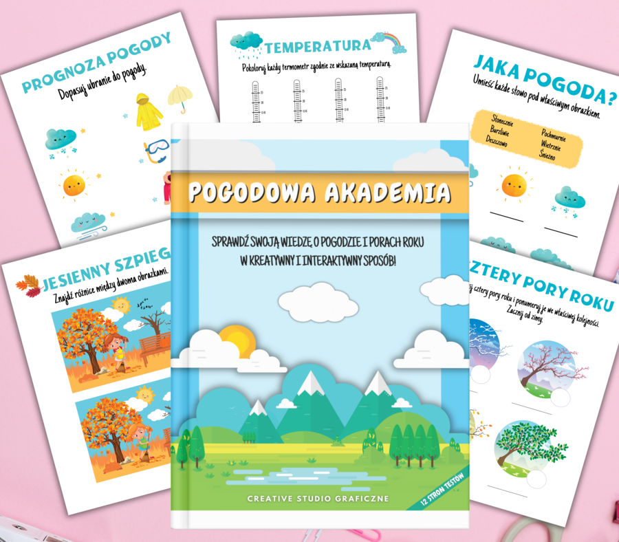 Mega Zestaw Materiałów Pomocniczych. Przedszkole & klasy 1-3. Ponad 100 stron PDF / 11 zestawów