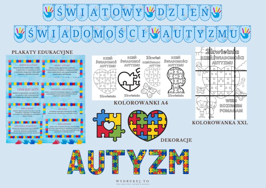 Światowy Dzień Świadomości Autyzmu - gazetka dla nauczycieli i pedagogów
