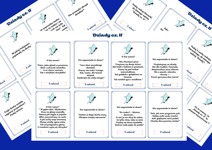 "DZIADY cz. II" – gra typu „5 sekund” - 64 pytania