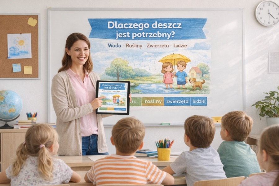 Tekst: Dlaczego deszcz jest potrzebny?