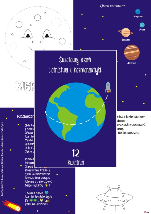 Przedszkole. Światowy dzień Lotnictwa i Kosmonautyki
