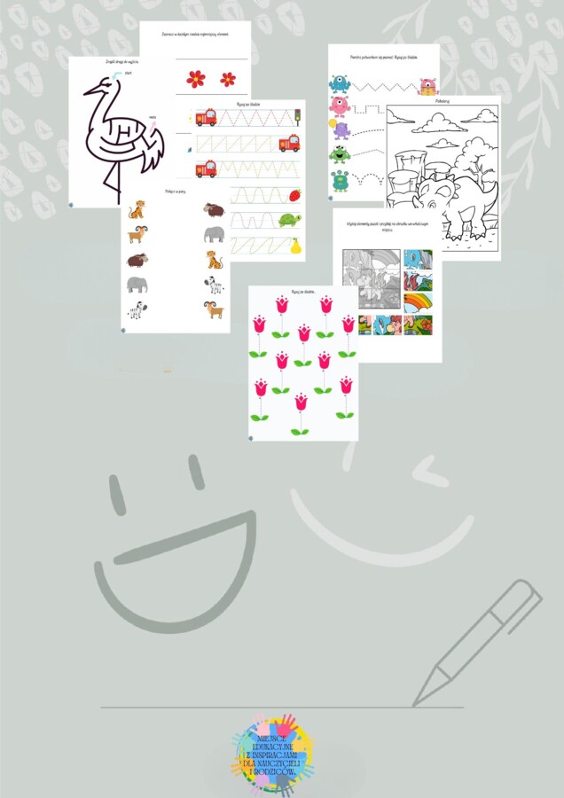 ZESZYT EDUKACYJNY Z ĆWICZENIAMI DLA 3 - LATKÓW.