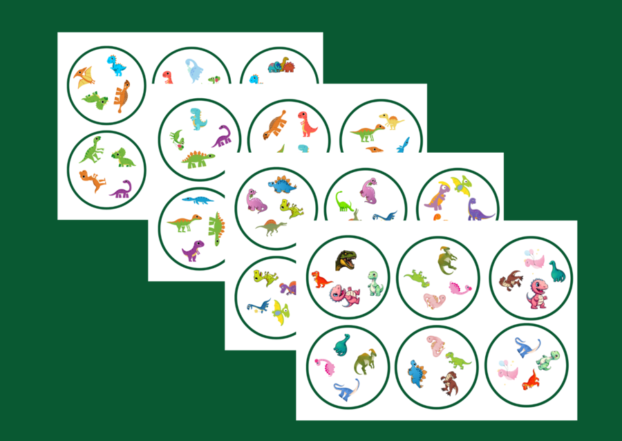 DZIEŃ DINOZAURA – dooble – 42 szt.